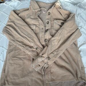 Faherty Beige Corduroy Jacket